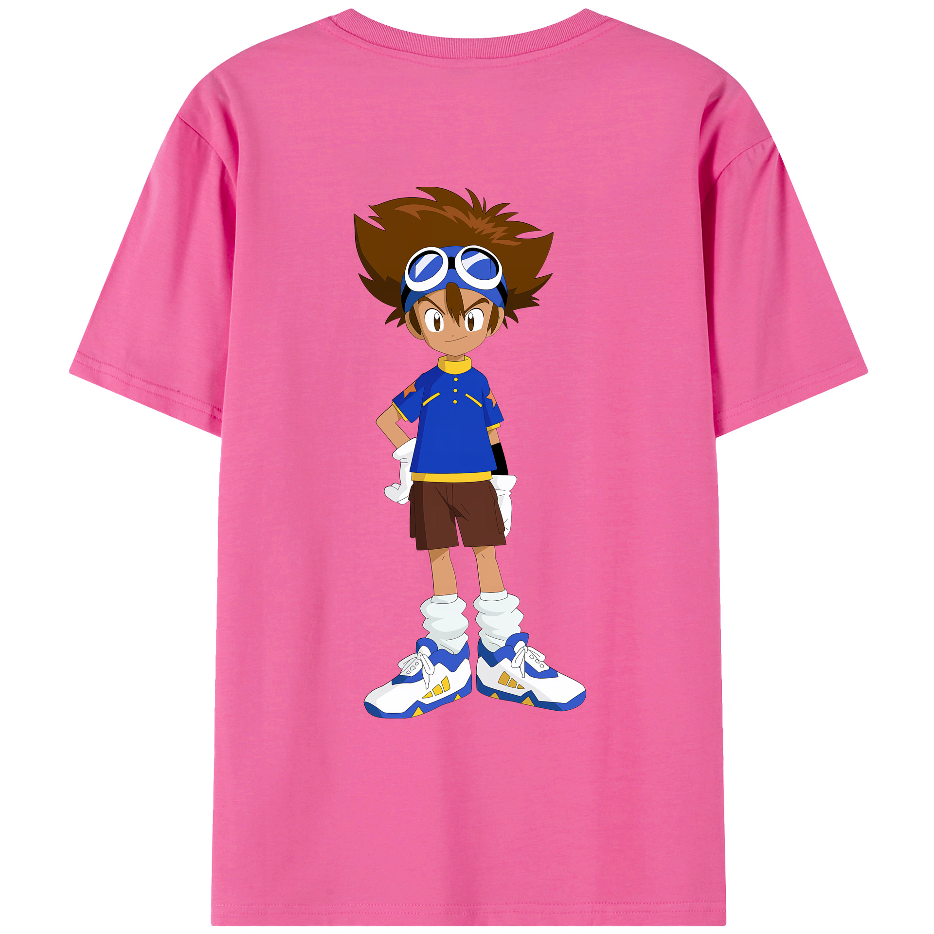 （画像用） Digimon デジタルモンスター/デジモン レディース半袖Tシャツ(バックプリント)